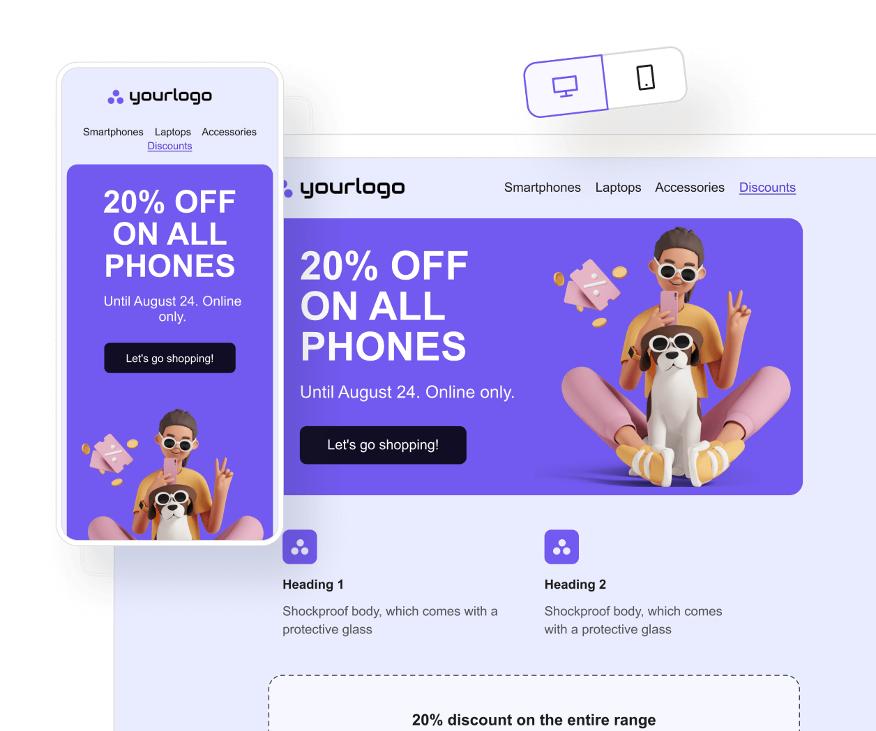 Free HTML Email Templates Sendigram